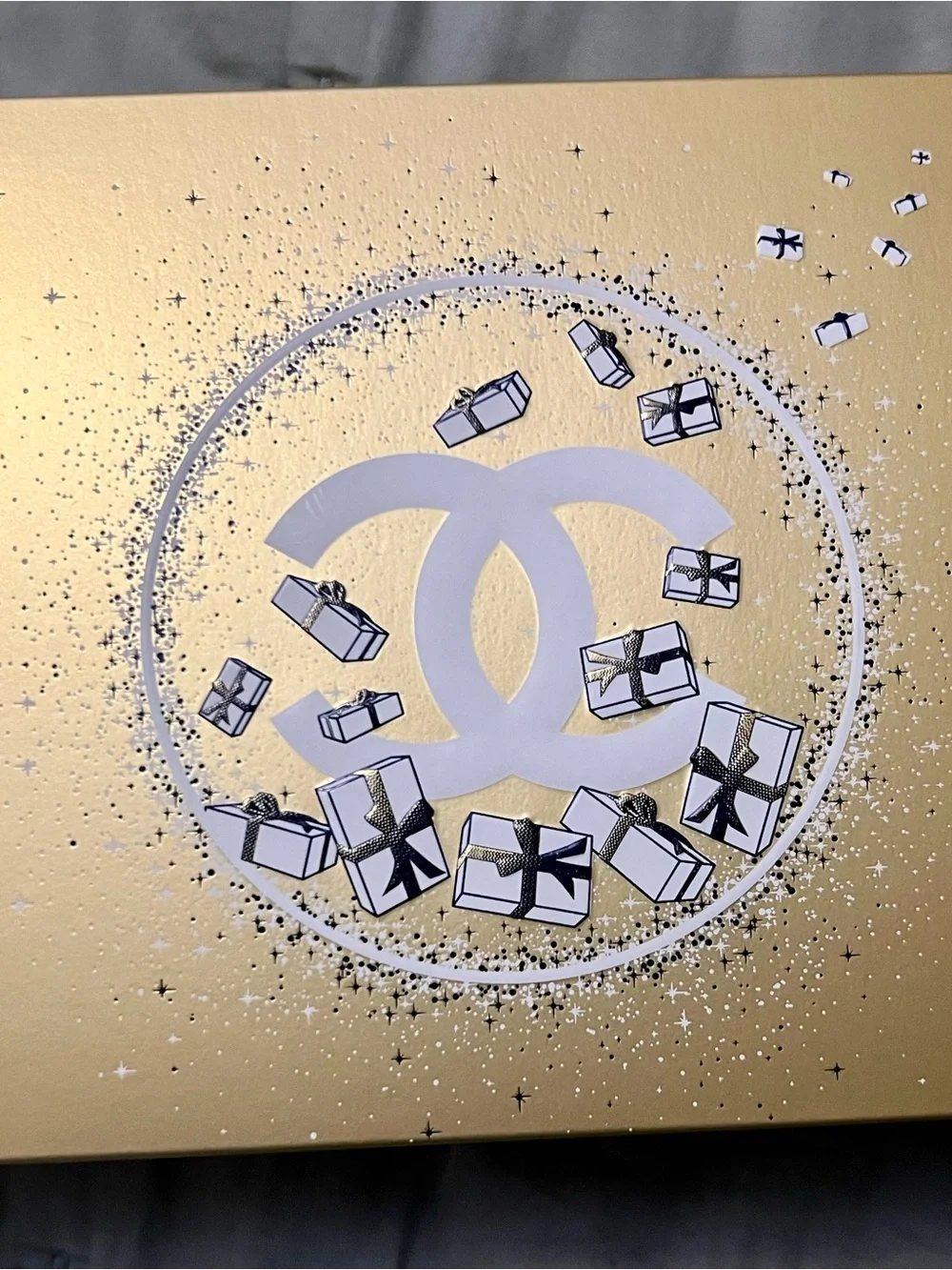CHANEL beige shimmer